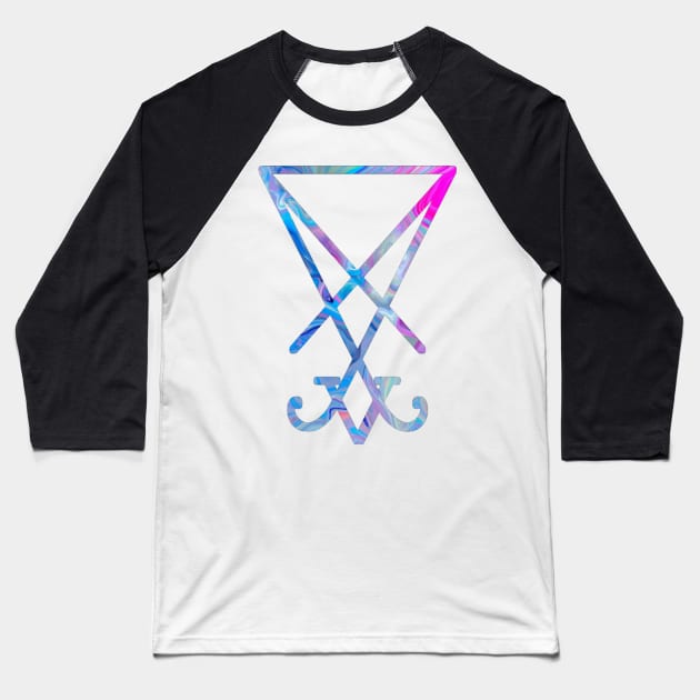 Hail Holographic Baseball T-Shirt by ShoppeMorbid